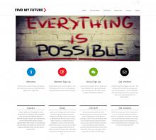 Find My Future Website Design